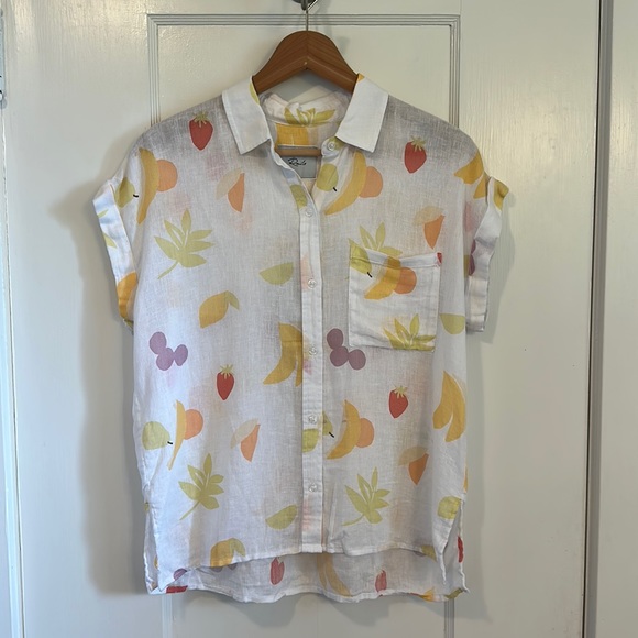 Rails NWT Whitney Fruits Linen Top | Size Small 🍌 - Picture 11 of 16